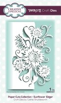 Creative Expressions Paper cuts sunflower edger die