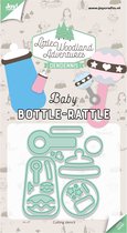 Joy!Crafts Snijstencil - LWA Babybottle rattle