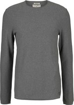 Tom Tailor Denim trui Grijs Gemêleerd-L