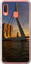 Convient pour coque Samsung Galaxy A20e - Rotterdam - Coucher de soleil - Erasmus - Étui de téléphone en Siliconen