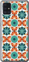 Geschikt voor Samsung Galaxy A52 5G hoesje - Een symmetrisch patroon van de Marokkaanse Mozaïek - Siliconen Telefoonhoesje