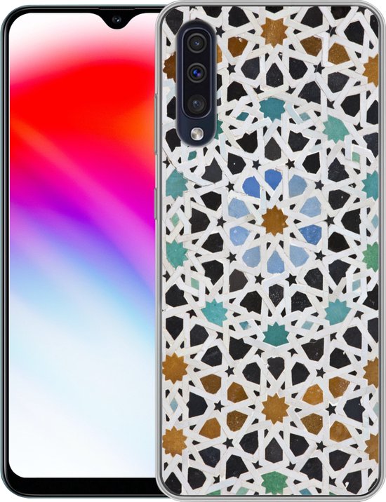 Coque Samsung Galaxy A50 - Détail Mosaïque Marocaine - Siliconen