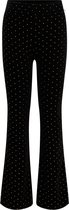 WE Fashion Meisjes velours flared broek met studs