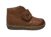 Falcotto grote velcro effen lederen sneakers Conte cognac mt 25