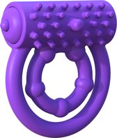 Vibrating Prolong Performance Ring - Purple - Cock Rings