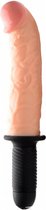 The Curved Dicktator 13 Mode Vibrating Giant Dildo Thruster - Fl - Realistic Dildos