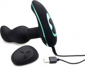 Rimsation Prostate Vibe with Rotating Beads - Black - Anal Vibrators