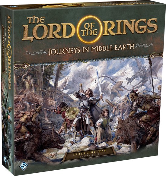 Boek: Lord of the Rings: Journey in middle Earth: Spreading War, geschreven door Fantasy Flight Games