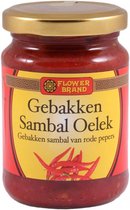 Flowerbrand® | Sambal Oelek Gebakken 200 gr | vegetarisch