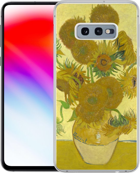 Coque Samsung Galaxy S10e - Tournesols - Vincent van Gogh - Coque de téléphone en Siliconen