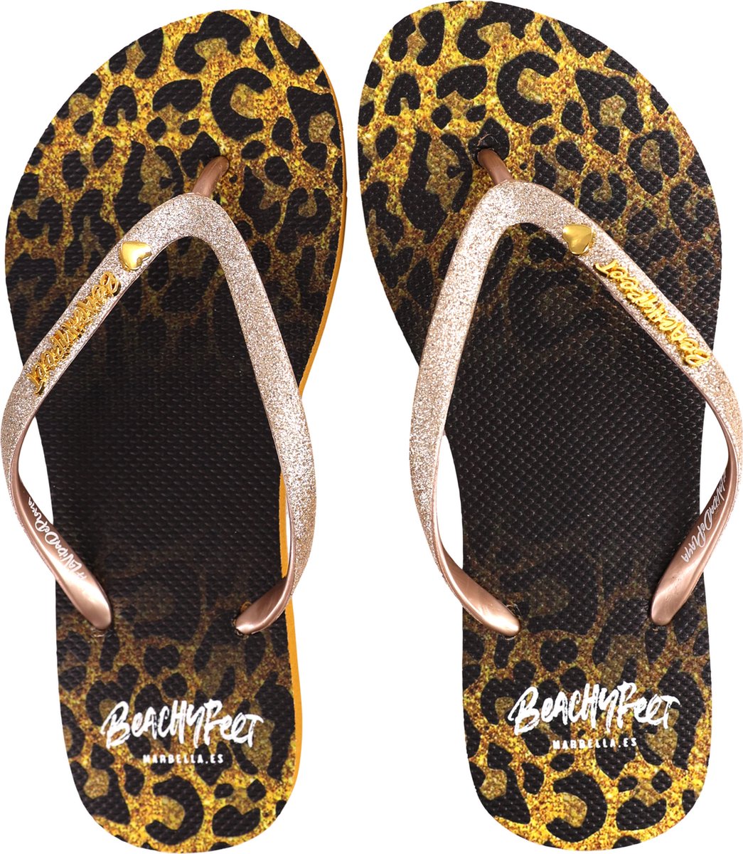 BeachyFeet slippers Wild Leopardo ( 40 )