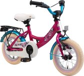 Bikestar 12 inch Classic kinderfiets, paars / turquoise