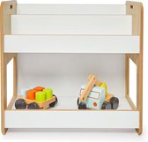 De Minerakids® Dove Montessori Speelgoedkast - Kinder boekenkast - Kinderkamer boekenrek - Opbergkast - Boekenkastje - Opbergkast voor kinderen - Boekenrek - Opbergkist Speelgoed