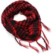 PLO sjaal / Arafat sjaal rood 100x100 cm