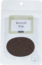 Broccoli Kiemzaden 500 g - Biologisch | Microgreen/Microgroenten zaden | Broccolikers | Brassica oleracea | Plastic vrij verpakt