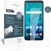 dipos I 2x Pantserfolie helder compatibel met LG Stylo 4 Beschermfolie 9H screen-protector