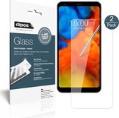 dipos I 2x Pantserfolie helder compatibel met LG Q Stylus Beschermfolie 9H screen-protector