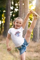 Pokemon Poketrainer T-Shirt | Pokemonsters | Evolving Skies | Sword & Shield | Anime | Unisex Wit Maat 7-8 jaar