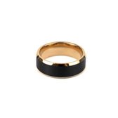 Stainless steel ring Bruce | Heren ring | Dames ring | Rosé plated | 19,75mm