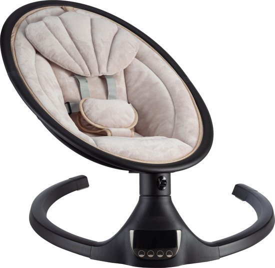 X Adventure Wipstoel Elektrisch Rocco / Schommelstoel Met Bluetoothfunctie & Afstandsbediening- Velvet Nougat