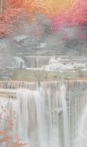 Fotobehang - Waterfall Abstract II 150x250cm - Vliesbehang