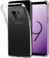 Samsung S9 Plus Hoesje Transparant - Samsung Galaxy S9 Plus Siliconen Hoesje Doorzichtig - Samsung S9 Plus Siliconen Hoesje Transparant - Back Cover - Clear