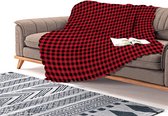 Zethome - Bankhoes Rood- Sofa cover - 90x180 cm - Chenille Stof - Bank hoes - Bank beschermer - Digital Printed