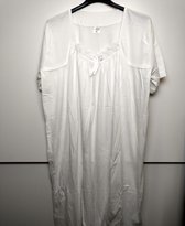 Nachthemd dames Nine korte mouwen wit M/L
