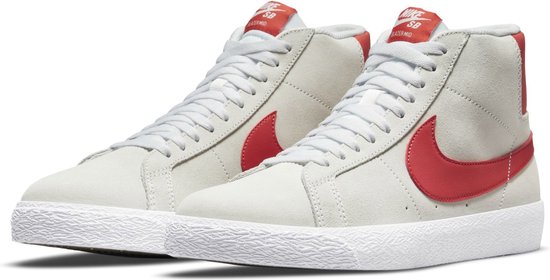 Nike Sneakers - Maat 41 - Unisex - wit - rood