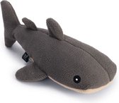 Beeztees Minus One Walvis - Hondenspeelgoed - Grijs/Beige 33cm