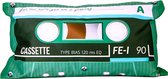Digitalizm | Sierkussen | Retro Tape | Retro Cassette | "Let Me Take You on a Journey" | 50 x 30 cm | Vintage | Nostalgie | Fun kussen