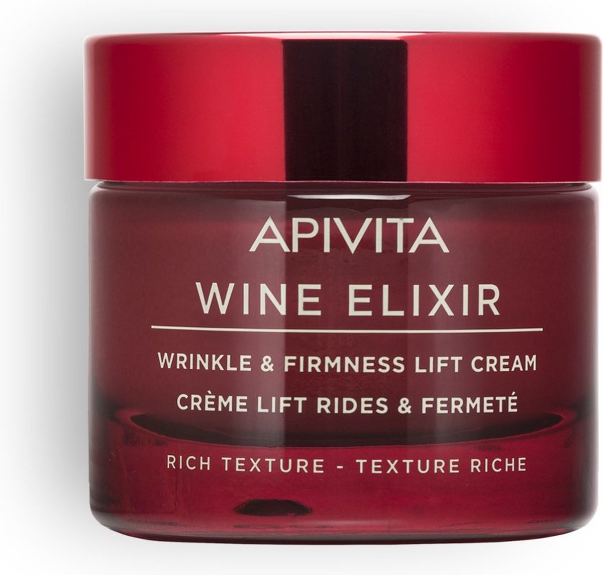 Apivita Dagcrème Face Care Wine Elixir Wrinkle & Firmness Lift Cream Rich Texture