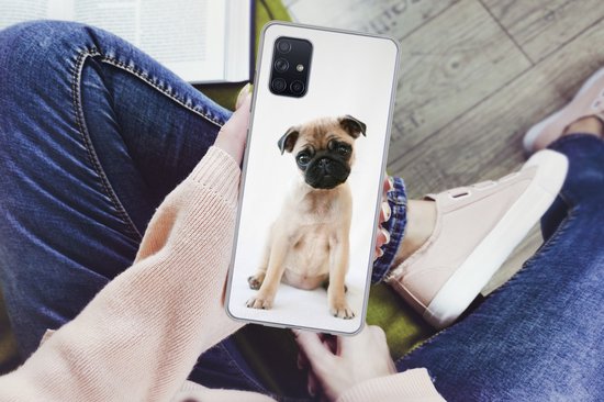 Coque Samsung Galaxy A71 - Chien - Animaux domestiques - Portrait - Siliconen - Sinterklaas - Noël - Cadeaux - Cadeaux chaussures