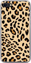 Geschikt voor iPhone SE 2020 hoesje - Dierenprint - Panter - Luipaard - Siliconen Telefoonhoesje