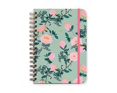 Agenda 2022 - Planner 2022 - Week om agenda te bekijken - A5-agenda - Roze wilde bloemen