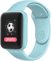Smart Horloge D20S - Waterdicht - Bluetooth - Bloeddruk Fitness Tracker - Hartslagmeter Smartwatch - Blauw