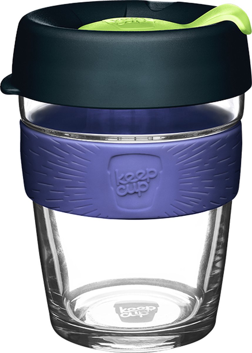 KeepCup koffie beker to go glas Multi color - 340 ml- Deep