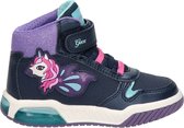 Geox Inek meisjes sneaker - Blauw - Maat 26