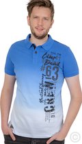 Camp David ® Dip Dye Polo van piqué met rubberprint