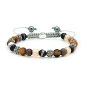 Karma armband 83798 Spiral Autumn Vibes xs (grey crystal)