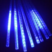 Kerst - LED Meteoorregen Buis - 80 cm - Blauw