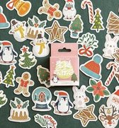 Kerststickers - 46 stuks - Christmas Sticker - Leuke kerststicker