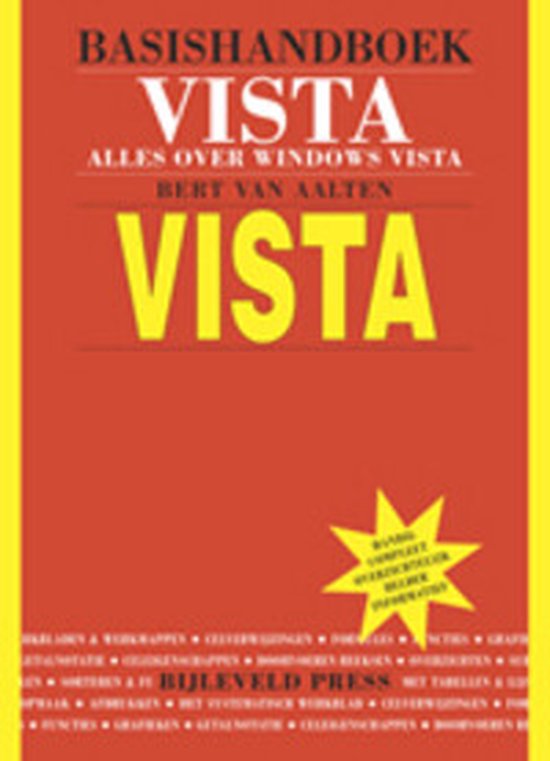 Cover van het boek 'Basishandboek Windows Vista' van Bert van Aalten
