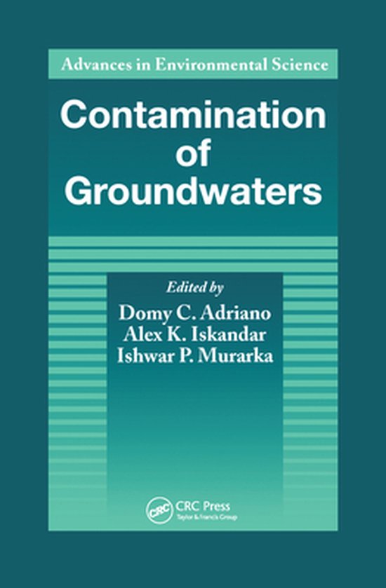 Contamination of Groundwaters - cover