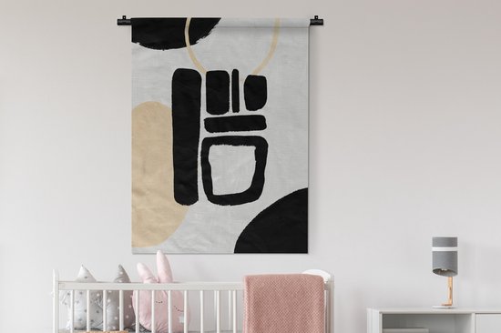 Tapisserie - Tissu mural - Art - Luxe - Abstrait - 90x120 cm - Tapisserie