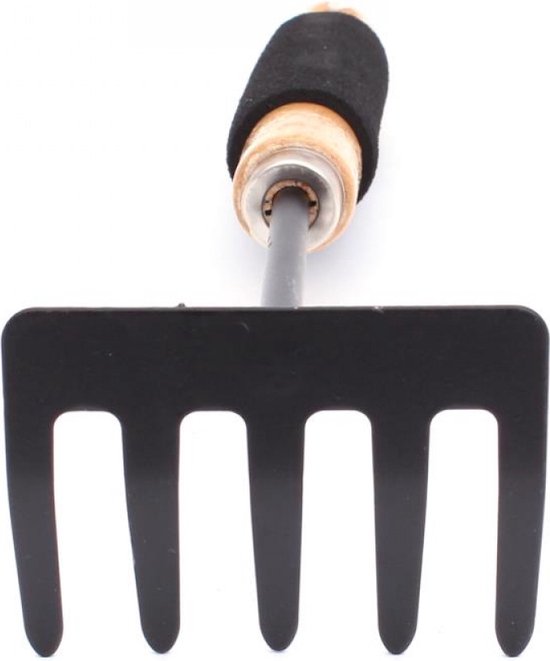 Synx Tools Mini Tuinhark Metaal 29 cm - Hark - Schoffel - Mini tuingereedschap - Handgereedschap - harken van Merkloos	 — afbeelding 3