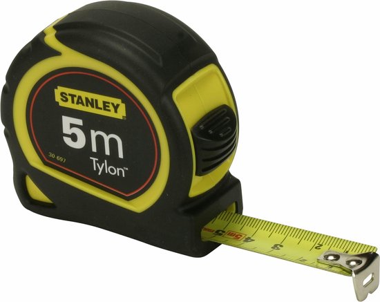 STANLEY 0-30-697 Rolbandmaat Tylon - lengte 5m - breedte 19 mm