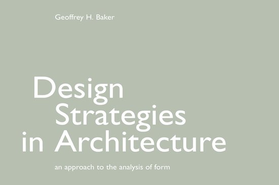 Design Strategies in Architecture - cover