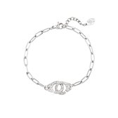 Armband Manchetten - Yehwang - Schakelarmband - One size - Zilver