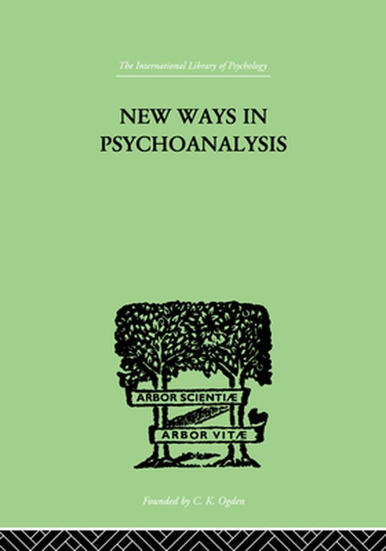 New Ways in Psychoanalysis - cover